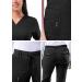 Adar Pro Breakthrough Plus Scrub Set for Women - V-Neck Top & Pocket Pants, Black - Size Medium - Buy Online on GoSupps.com