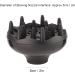 Hair Dryer Diffuser Nozzle Set Increase air volume save drying time even heat distribution high temperature resistance ABS material suitable for all curly hairstyles - Buy Online on GoSupps.com