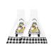 Farmhouse Gnome Honeybee on Truck Country Plaid Car Hanging Tie Towel for Kitchen Bathroom 2 Pack Durable Absorbent Hand Towels Hangable Washing Cloths Home Cleaning Decor Black White Check 18x14in-2PCS Beechm0624