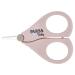 PARSA Beauty Baby Nail Scissors (Pink) - Nail Scissors for Fingernails and Toenails - Precise and Gentle Cutting of Delicate Baby Nails - Nail Scissors - Fingernail Scissors