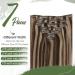 Buy Hetto Clip-In Extensions | Real Remy Hair #4/27 Dark Brown & Red Blonde Highlights - 80g 30 cm | International Shipping Available - Buy Online on GoSupps.com