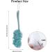 Shower Back Scrubber with Handle - PE Soft Mesh Luffa Sponge for Men & Women - Bath Brush Cyan - Buy Online on GoSupps.com