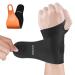 Ultra-Thin Elastic Wrist Brace Wrist Wraps 1 PCS Compression Wrist Straps Wrist Support for Carpal Tunnel Arthritis Tendonitis Sprains Wrist Pain Soft Wristband Fits Both Hands