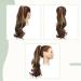 SEGO 45cm Ponytail Hair Extension - Voluminous Clip-in Braid Wavy Medium Brown & Light Brown Mix - Shop Now for Stunning Hair Transformations! - Buy Online on GoSupps.com