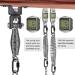 MegaDeal: BeneLabel Heavy Duty Boxing Punching Bag Hanger with 360 Rotation & Wood Beam Holder - Includes Spring, Screws, Carabiner & Comfort Spring - 5.9 inch - Buy Online on GoSupps.com