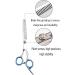 Hairdressing Scissors Light and Sharp Stainless Steel Hairdressing Sparse Scissors Suitable for Salon Barber Shop or Home use(Unisex) - Buy Online on GoSupps.com