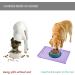 Reopet Waterproof Silicone Pet Feed Mat - Elevated Edges for Dogs & Cats - 47x30 cm Lilac - Non-Slip Easy to Clean - Buy Online on GoSupps.com