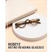 Buy Hubeye Retro Half Moon Reading Glasses - 3 Pairs +1.5 Diopters Lightweight Spring Hinge Stylish for Men & Women - International Shipping Available - Buy Online on GoSupps.com