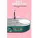 Luejnbogty 3 in 1 Dust Collector for Nail Drill Nail Drill Refill with Manicure Tool with LED Light Pink - Buy Online on GoSupps.com