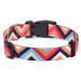 Mihqy dog collar adjustable soft & comfort dog collar Bohemian flowers geometric trunk design for small medium and large dogs (colorful arrow s) s (neck circumference 25-40 cm width 1.5 cm) colorful arrow