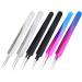 High-Quality Stainless Steel Pliers & Tweezers for Eyelash Extensions & Eyebrows - Straight & Curved Tips - Buy Online on GoSupps.com