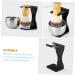 Magiclulu 3 Sets Razor-Free Holder for Men - Black Acrylic Razor & Beard Brush Display Stand - Buy Online on GoSupps.com