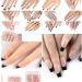 Ruarby Semi Cured Gels Nails Strips Pedicures Stickers Toe Nails Stickers Gels Nails Pedicures Strips Gels Nails Wraps UVS Light Need JZ98 - Buy Online on GoSupps.com
