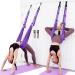 Leg Stretcher Strap with Door Anchor - Purple | Flexibility Trainer for Gymnastics, Dance & Yoga - Buy Online on GoSupps.com
