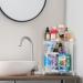 Argox 2-Layer Transparent Bathroom Organizer | Countertop Storage Solution for Bathroom Finishing | Under Sink Storage Shelf for Bathroom Essentials - Buy Online on GoSupps.com