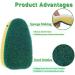 Floahazz Heavy Duty Dish Wand Brush Sponge Refills Replacement Heads for Kitchen Sink Pot Cleaning Dish Sponge (12 Pieces) - Buy Online on GoSupps.com