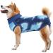 Shop Lianzimau Dogebody: Post-Op Protective Suits for Male Dogs - Tie-Dye Blue | Wound Recovery & Comfort for Pets - Buy Online on GoSupps.com