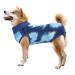 Lianzimau Dogebody after op castration male body for dogs after op body dog bitch dog dividers wound protective suits for dogs surge suit pet shirts s tie-dye blue