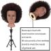 100% Human Hair Afro Manikin Head for Cosmetology Practice | Curly African American Mannequin Head with Free Clamp Stand - Buy Online on GoSupps.com