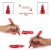 FBRYMK Liquid Chalk Markers - 8 Vibrant Colors, Erasable, Reversible Tip | For Chalkboard, Mirror, Car Window, Bistro Board & More - Buy Online on GoSupps.com