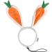 Midlee Carrot Bunny Ears Easter Dog Headband Costume (Small) - Buy Online on GoSupps.com