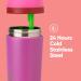 Owala Kids Flip Insulated Stainless-Steel Water Bottle with Straw and Locking Lid 14-Ounce Pink/Purple (All The Berries) 1-Pack Pink & Purple - Buy Online on GoSupps.com