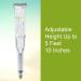 McKesson Tall Adult Underarm Crutches - 350 lb Limit - Aluminum Frame - 2 Pair - Buy Online on GoSupps.com