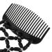 Stylish Double Comb Hair Accessories - Black Hair Clips & Bun Makers | Shop Now for International Shipping - Buy Online on GoSupps.com