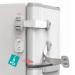 LINKWAY 5 Pcs Baby Safety Cupboard Locks Safety Door Locks for Kids Cupboard Door Locks for Door Cabinets Refrigerator and Drawers with Strong Adhesive Without Drilling