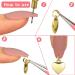 NICENEEDED 26Pcs A-Z Rhinestone Alphabet Nail Charms Gold Letter Dangles with Nail Piercing Tool 3D Alloy English Letters Nail Pendants for Nail Decor DIY Earrings Jewelry Bracelet - Buy Online on GoSupps.com