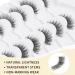 Buy Wispy Natural Faux Mink Cat Eye False Eyelashes - 3D Vegan 7 Pairs Full Strip with Clear Band - International Shipping Available - Buy Online on GoSupps.com