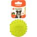 Laroo Dog Toys - Durable Natural Rubber Squeaker Football for Small & Large Dogs (6.5cm Green) - International Shipping Available - Buy Online on GoSupps.com