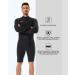 Seaskin 3mm Long Sleeve Shorty Wetsuit for Men - Black, X-Large - Buy Online on GoSupps.com