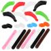 Osaladi 1 set slipproof glasses holder Exchange glasses brake brick brick holder made of silicone glasses ear-sleeves.
