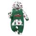 Loalirando Baby Girl Boy Christmas Romper Jumpsuit Overall Newborn Toddler Xmas Outfit Clothing One Piece My First Christmas 6-12 Months Green 58 - Tree & Truck