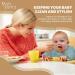 Yum Yum's Silicone Baby Bibs - Waterproof Long Sleeve Feeding Bib with Safari Friends Design | Ideal for Baby Weaning 6-12 Months - Buy Online on GoSupps.com