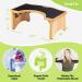 StrongTek Squatting Toilet Stool for Adults  7 Inches Foldable Toilet Stool for Bathroom  350 Lbs Capacity  Potty Stool with Heavy Duty Hinges and Rubber Non-Slip Surface for More Stability and Safety Wood - Buy Online on GoSupps.com