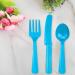 Miecux Disposable Plastic Utensils 60 Plastic Spoons Disposable Plastic Cutlery for Dinner Buffets Take-Out Catering Food Services(Blue) 100PCS Plastic Spoons - Buy Online on GoSupps.com