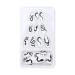 24pcs False Art Nails Full Cover Nail Press Ons for DIY Nail Art Salon(#3)