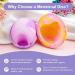 Cliunt Menstrual Disc Set - 2 Reusable Discs (S+L) for Intimacy Swimming & Sports | Purple & Yellow - Buy Online on GoSupps.com