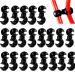 WDHHNP 20PCS Bike Cable Clips Plastic Bicycle brake cable clips Rotating S-Hook Clips Bike MTB Brake Gear Housing Fixing Holder Guide S Style Buckle Clips