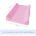 80x50 cm Pink Baby Changing Mat Terry Cover with Raised Edges - Soft and Durable - Buy Online on GoSupps.com