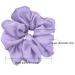 Jeopoom Silk Hair Tie - Luxury Elastic Hair Bands for Women & Girls - Violet Dark Purple Hair Accessories - Buy Online on GoSupps.com