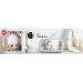 Motorola Nursery Ease 34 - Baby Monitor with Camera - 4.3 Inch Video Baby Monitor Display - Night Vision Bidirectional Communication Lullabies Zoom Room Temperature Monitoring - White - Buy Online on GoSupps.com