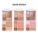 COLORGRAM Multi Cube Palette 5 Colors - 01 Basic Cube | Daily Makeup Eyeshadow Palette - Matte, Glitter, Shimmer Shades - 0.3 fl.oz - Buy Online on GoSupps.com