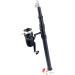 Speeron Angel: Compact telescopic fishing rod for beginners and travel up to 150 cm (travel fishing rod fishing accessories fishing reel)