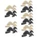 Mobestech 30 Pairs Toe Plug Adjustment Pad Shoe Filler Heel Pads for Shoe That are Too Big Shoe Head Cushion Sponge Toe Plug Shoe Inserts Toe Inserts for Shoes Too Big Toes Toe Cap Eva