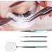 Shanrya Eyelash Inspection Mirror Multifunctional Glass Lens Nonslip Wearresistant Rotatable Eyelash Mirror Detachable Handle for Eyelash Transplant Makeup Colorful - Buy Online on GoSupps.com