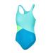 Aqua Speed Bathing suit girl |One -divider |104-158 |UV protection |Opaque |Chloric resistant |Anti-pilling |Swimming suit 158 Blue - Turquoise - Light Green - 28