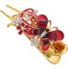 Hair Clip Elegant Delicate Wear Resistance Stylish For Styling Rhinestone(Red) - Buy Online on GoSupps.com